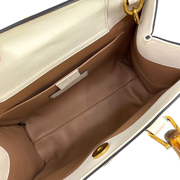 GUCCI Crocodile Himalaya Small Diana Tote NEW - Picture 10 of 10